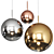 Tom Dixon Mirror Ball Pendant 3D model small image 1