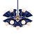 Vintage Horton Chandelier 3D model small image 1