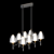 Title: NANSY LONG 6 - Sleek LED Pendant Lamp 3D model small image 3