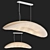 Elegant Cream Pendant Light 3D model small image 4