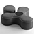 Frigerio Salotti BLOW Pouf: Elegance and Comfort 3D model small image 3