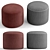 Frigerio Salotti BLOW Pouf: Elegance and Comfort 3D model small image 4