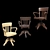 Title: Vintage USA Office Chair 3D model small image 3