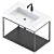 Cosmic Grid Evo Washbasin Set 3D model small image 4