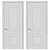 Modern Interior Door 2200 mm - Vray Render 3D model small image 2