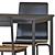 Modern IKEA SANDSBERG Table & Chairs Set 3D model small image 2