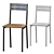 Modern IKEA SANDSBERG Table & Chairs Set 3D model small image 3
