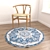 Round Rugs Set: Versatile and Realistic 3D model small image 2