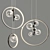 Elegant Contemporary Chandelier 3D model small image 1