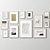 12-Piece Picture Frames Set 3D model small image 3