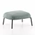  Cozy Upholstered Low Stool 3D model small image 2