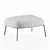  Cozy Upholstered Low Stool 3D model small image 5