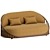 Modern Cask 2-Seat Sofa 3D model small image 5