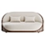 Modern Cask 2-Seat Sofa 3D model small image 6