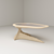 Nature-inspired Wooden Table 3D model small image 1