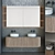 Modern 2m Tall Bathroom Cabinet 3D model small image 5