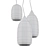 Modern Liuku Pendant with Double Trnk Design 3D model small image 2