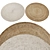 Round Rugs Collection 362 3D model small image 1