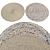 Round Rugs Collection 362 3D model small image 3