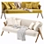 Zara Home Boucle Upholstered Sofa 3D model small image 5