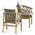 Ginestra Outdoor Chair: Stylish & Durable 3D model small image 4