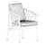 Ginestra Outdoor Chair: Stylish & Durable 3D model small image 5