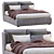 Luxurious Meridiani Bed KIRA: Elegant and Timeless 3D model small image 5