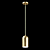 Modern LED Pendant with Rounded Cylindrical Shade- HENNI 3D model small image 2