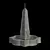 Campania Obelisk Fountain: Majestic Alpine Stone 3D model small image 4