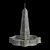 Campania Obelisk Fountain: Majestic Alpine Stone 3D model small image 9