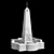 Campania Obelisk Fountain: Majestic Alpine Stone 3D model small image 10