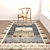 Versatile Rug Set with 6 Unique Designs 3D model small image 3