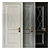 Elegant Classic Interior Doors 3D model small image 1