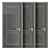 Elegant Classic Interior Doors 3D model small image 3