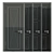 Elegant Classic Interior Doors 3D model small image 3