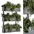 Green Oasis Box Stand - Indoor Plant Set 3D model small image 2