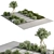 Urban Oasis Furniture Set 3D model small image 1