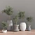 Elegant Indoor Plant Set 3D model small image 2