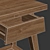 Zara Home Small Recycled Wood Table 3D model small image 4