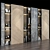 0465 Rack Cabinet: Stylish Storage Solution 3D model small image 3