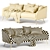Twiggy Sofa: Modern Comfort at Home 3D model small image 4