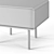 Sleek Fina Nightstand - Designed by Mustafa Kohadzic 3D model small image 4