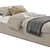 Modern Bed in Two Stylish Colours 3D model small image 3