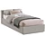 Modern Bed in Two Stylish Colours 3D model small image 6