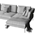 Elevated Comfort: Bonaldo Aliante Sofa 3D model small image 7