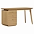 Biface Writing Desk by La Redoute: Stylish and Functional 3D model small image 2