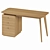 Biface Writing Desk by La Redoute: Stylish and Functional 3D model small image 4