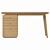 Biface Writing Desk by La Redoute: Stylish and Functional 3D model small image 5