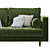 MADE Scott 2 Seater Sofa: Stylish Comfort in 7 Colors 3D model small image 3