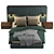Elegant Mezzo Como Bed - Modern Design 3D model small image 2